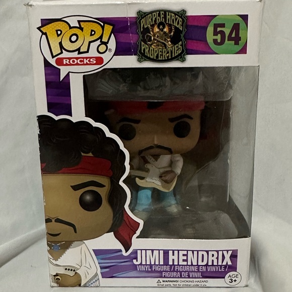 Funko Toys Pop Rocks Jimi Hendrix Funko Pop Woodstock 54 Poshmark